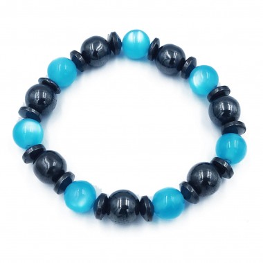 Bransoletka magnetyczna z niebieskimi kamieniami Bransoletka magnetyczna z niebieskimi kamieniami
