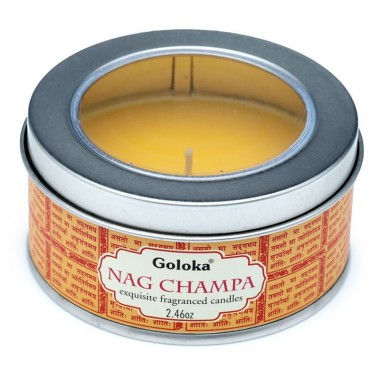 świeca zapachowa w puszce nag champa świeca zapachowa w puszce nag champa