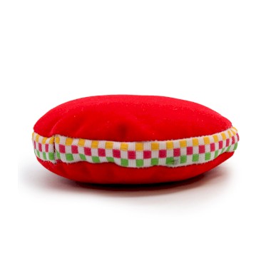 Aksamitna poduszka pod misę tybetańską 16 cm czerwona Aksamitna poduszka pod misę tybetańską 16 cm czerwona