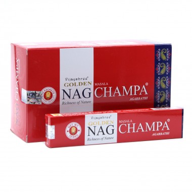 Kadzidełka patyczkowe golden nag champa Kadzidełka patyczkowe golden nag champa