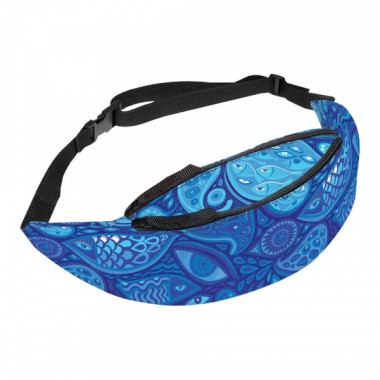 Saszetka biodrowa niebieska