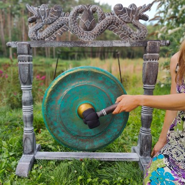 gong ręcznie wykonany