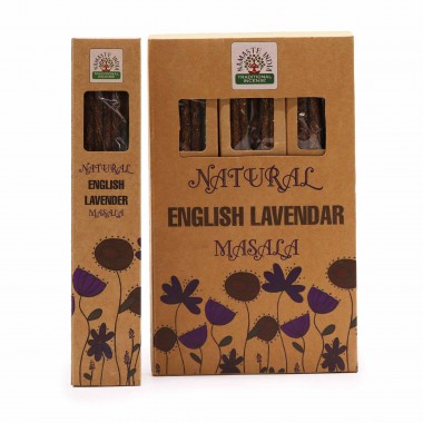 Naturalne kadzidełka botaniczne masala - angielska lawenda Naturalne kadzidełka botaniczne masala - angielska lawenda