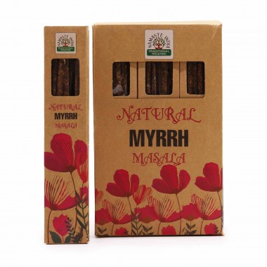 Naturalne kadzidełka botaniczne masala - mirra Naturalne kadzidełka botaniczne masala - mirra