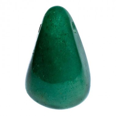 Wisiorek z naturalnego kamienia - oszlifowany awenturyn Wisiorek z naturalnego kamienia - oszlifowany awenturyn