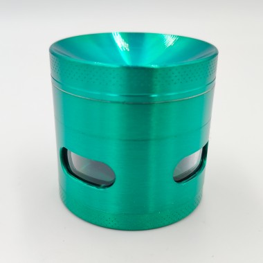 Aluminiowy młynek do ziół - grinder zielony Aluminiowy młynek do ziół - grinder zielony