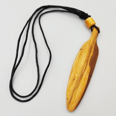 Naszyjnik palo santo z liściem duży Naszyjnik palo santo z liściem duży