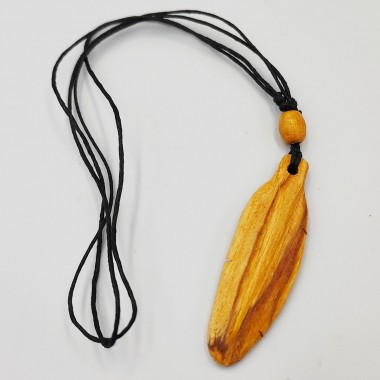 Naszyjnik Palo Santo z liściem - mały Naszyjnik Palo Santo z liściem - mały