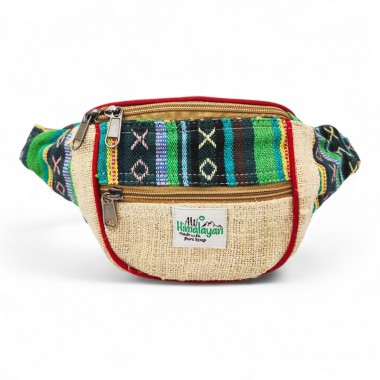 Saszetka na biodra konopna Hemp Bum Bag - wzór 2 Saszetka na biodra konopna Hemp Bum Bag - wzór 2