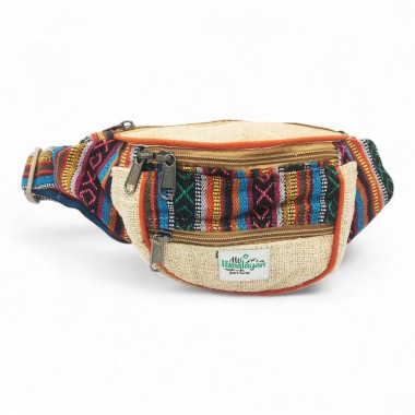 Saszetka na biodra konopna Hemp Bum Bag - wzór 4 Saszetka na biodra konopna Hemp Bum Bag - wzór 4