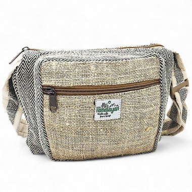 Torebka konopna na pasku - Hemp zielona Torebka konopna na pasku - Hemp zielona