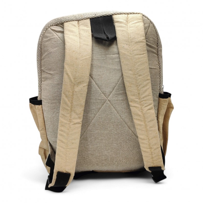 Plecak konopny duży Hemp zig zag - wzór 2 Plecak konopny duży Hemp zig zag - wzór 2