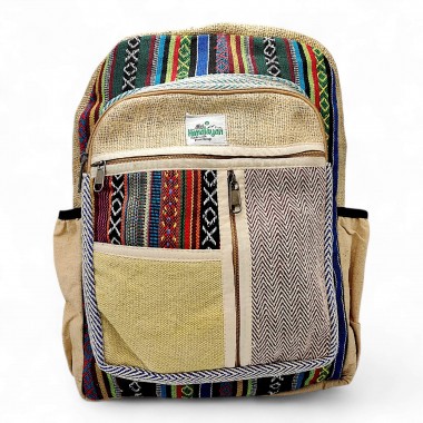 Plecak konopny duży Hemp zig zag Plecak konopny duży Hemp zig zag