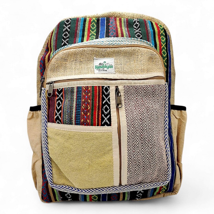 Plecak konopny duży Hemp zig zag Plecak konopny duży Hemp zig zag