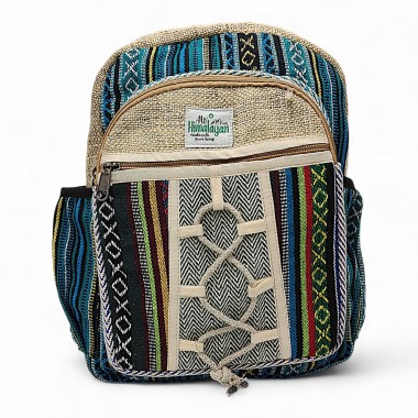 Plecak konopny mały Hemp wzór 2