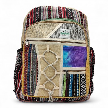 Plecak konopny duży Hemp - wzór 4