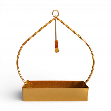 Złota podstawka do kadzideł spiralnych „Zenit”