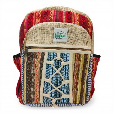 Plecak konopny mały Hemp wzór 1