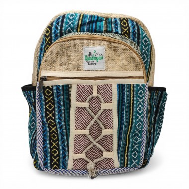Plecak konopny mały Hemp wzór 2