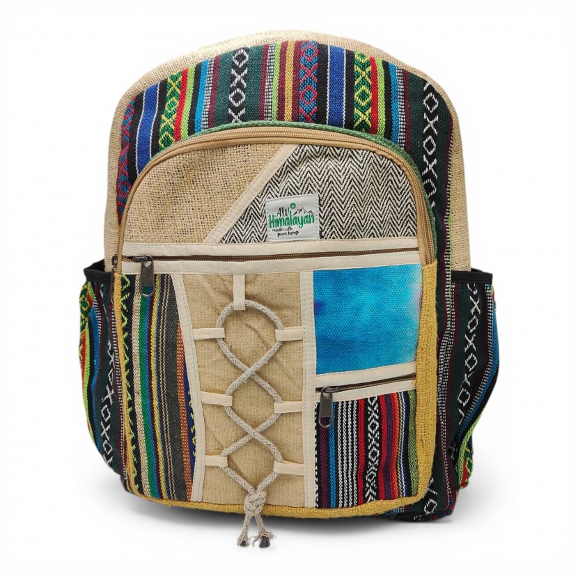 Plecak konopny duży Hemp - wzór 6