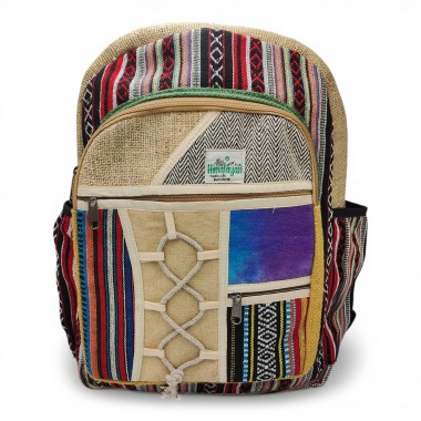 Plecak konopny duży Hemp - wzór 6